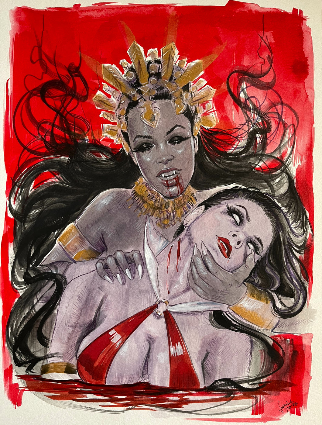 AKASHA VS VAMPIRELLA